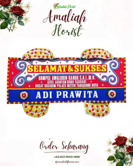 Papan Bunga Ucapan Selamat Liligundi