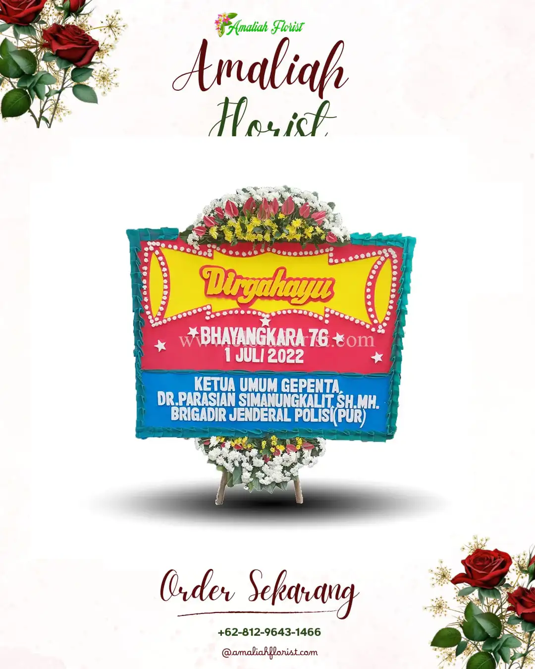 Papan Bunga HUT Ulang Tahun Liligundi